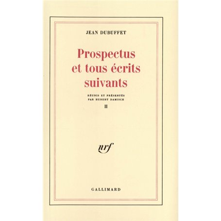 Prospectus et tous écrits suivants