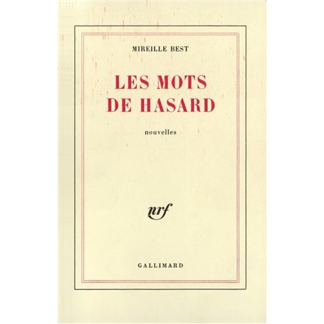 Les mots de hasard