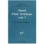 Signal d'une troisième voie ?