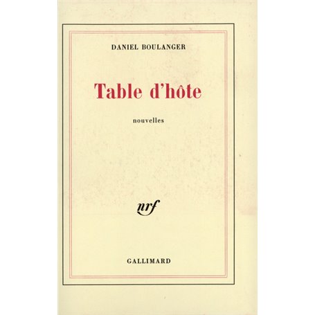 Table d'hôte