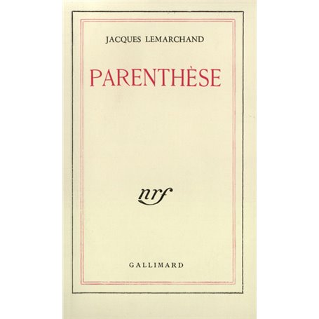 Parenthèse