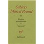Études proustiennes