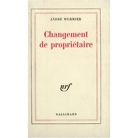 Changement de propriétaire