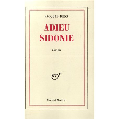 Adieu Sidonie