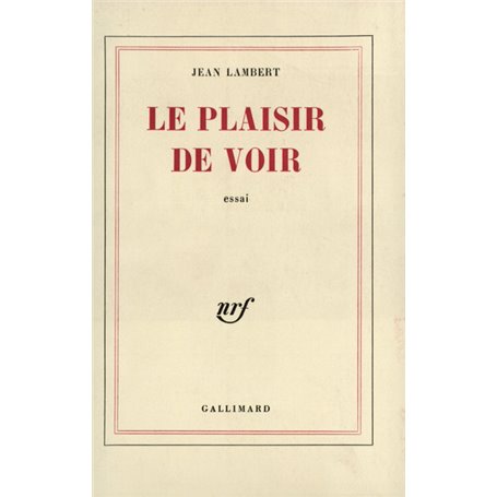 Le Plaisir de voir