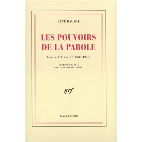 Les Pouvoirs de la Parole