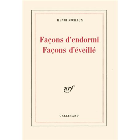 Façons d'endormi Façons d'éveillé