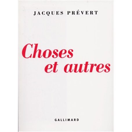 Choses et autres