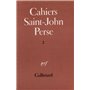Cahiers Saint-John Perse