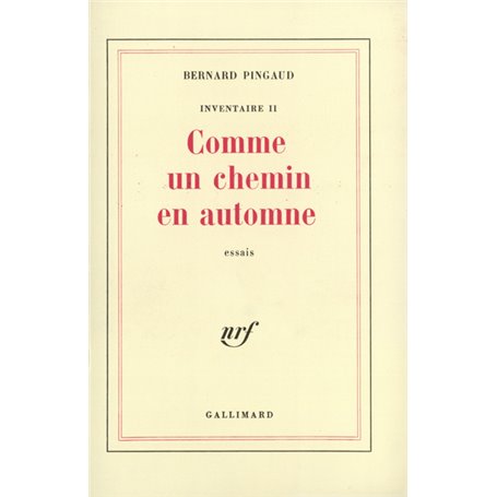 Comme un chemin en automne