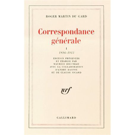 Correspondance générale