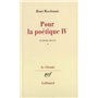 Pour la poétique