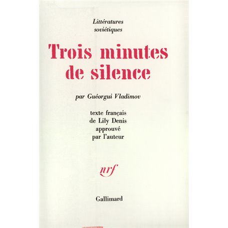 Trois minutes de silence