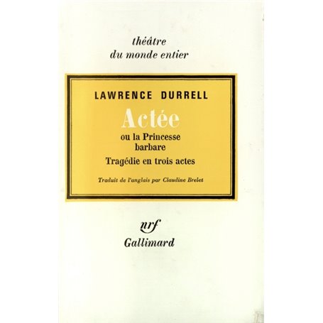 Actée ou la Princesse barbare