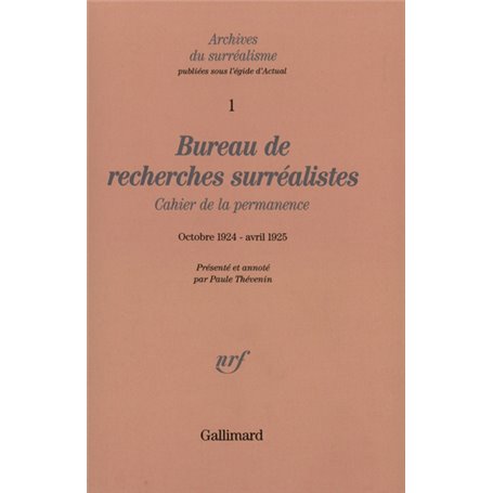 Bureau de recherches surréalistes
