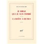Je dirai que je suis tombé/La boîte à outils