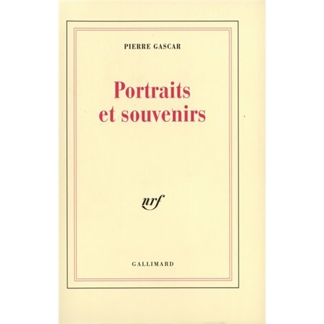 Portraits et souvenirs