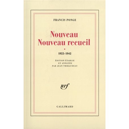Nouveau Nouveau Recueil