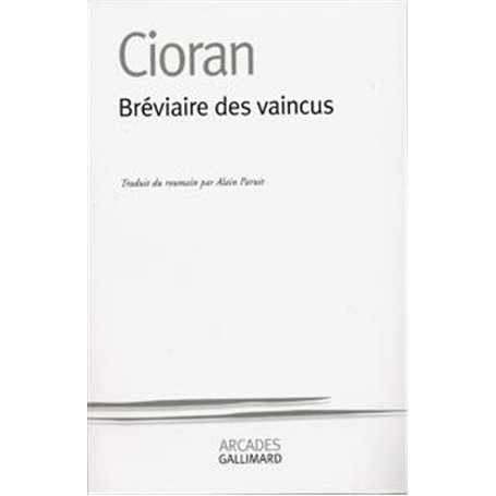 Bréviaire des vaincus