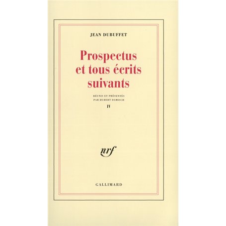 Prospectus et tous écrits suivants
