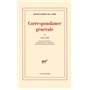 Correspondance générale