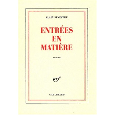 Entrées en matière