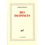 Des inconnues