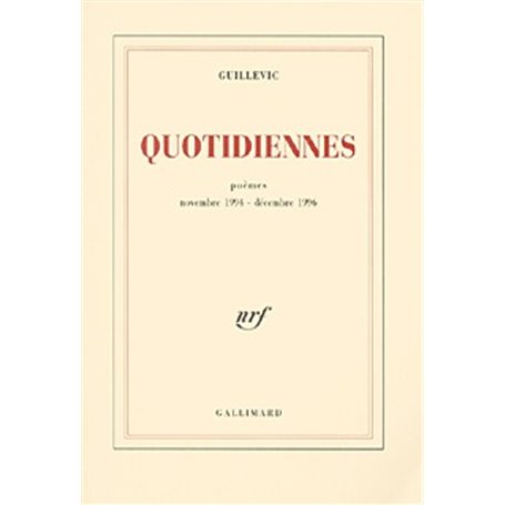 Quotidiennes