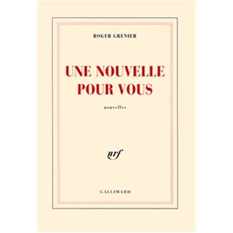 Une Nouvelle pour vous