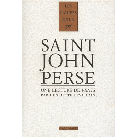 Une lecture de "Vents" de Saint-John Perse