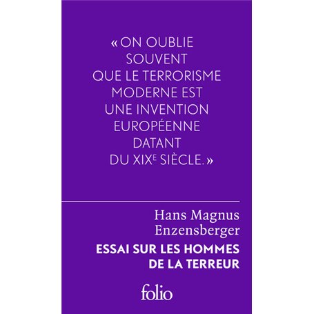 Essai sur les hommes de la terreur