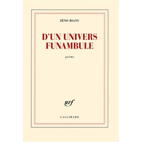 D'un univers funambule