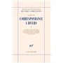 Correspondance à divers
