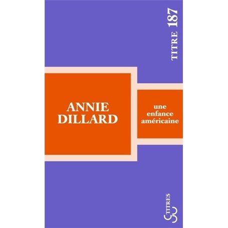 Une enfance américaine