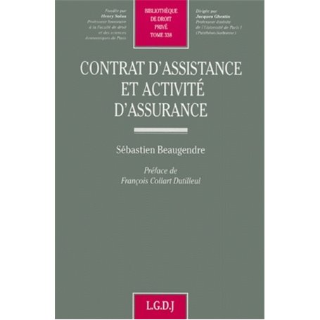 contrat d'assistance et activité d'assurance