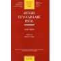 histoire du vocabulaire fiscal