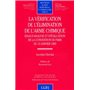 la vérification de l'élimination de l'arme chimique