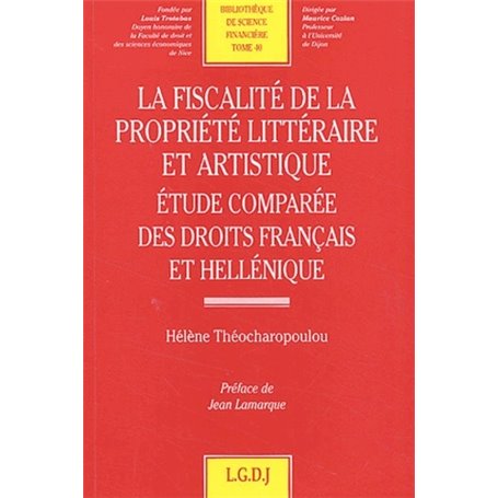 la fiscalité de la propriété littéraire et artistique