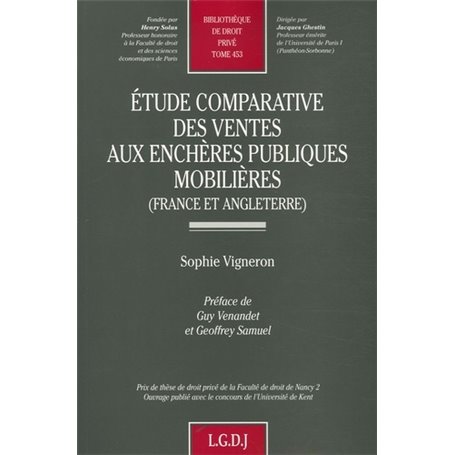 etude comparative des ventes aux enchères publiques mobilières (france et anglet