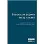 recueil de leçons de 24 heures
