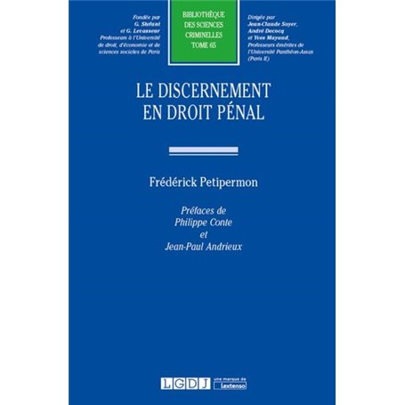 le discernement en droit pénal