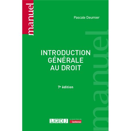 Introduction générale au droit