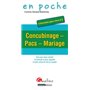 CONCUBINAGE - PACS - MARIAGE