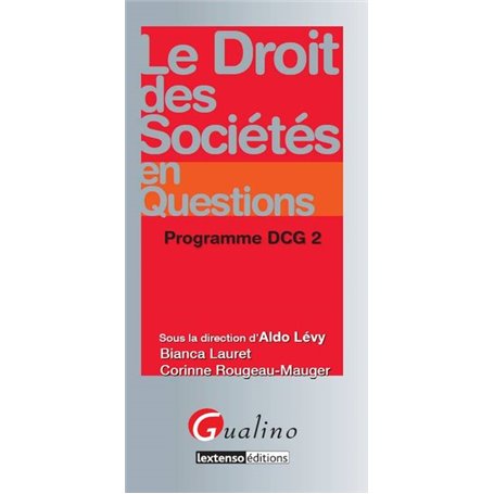 le droit des sociétés en questions - programme dcg 2