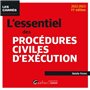 L'essentiel des procédures civiles d'exécution