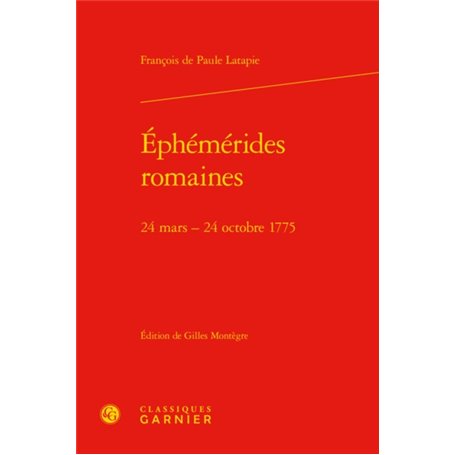 Éphémérides romaines