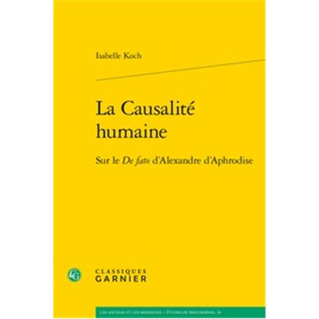 La Causalité humaine
