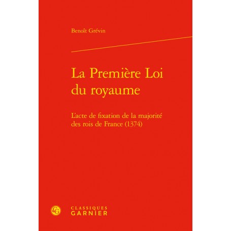 La Première Loi du royaume