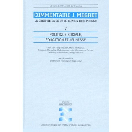 POLITIQUE SOCIALE, EDUCATION ET JEUNESSE
