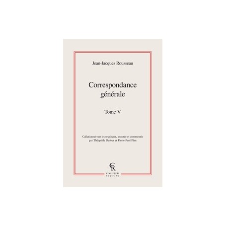 Correspondance générale